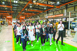 綠色發(fā)展青年領(lǐng)袖研修交流營、第15屆中國-東盟青年營到柳工研修交流